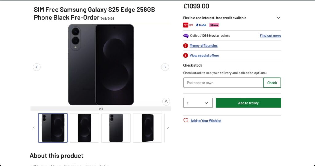 Samsung Galaxy S25 Edge